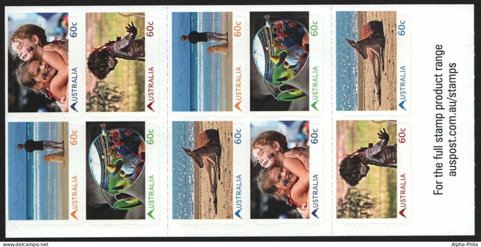 Australien 2011 - Mi-Nr. 3592-3596 ** - MNH - Markenheft 491-"Living Australian" - Mint Stamps