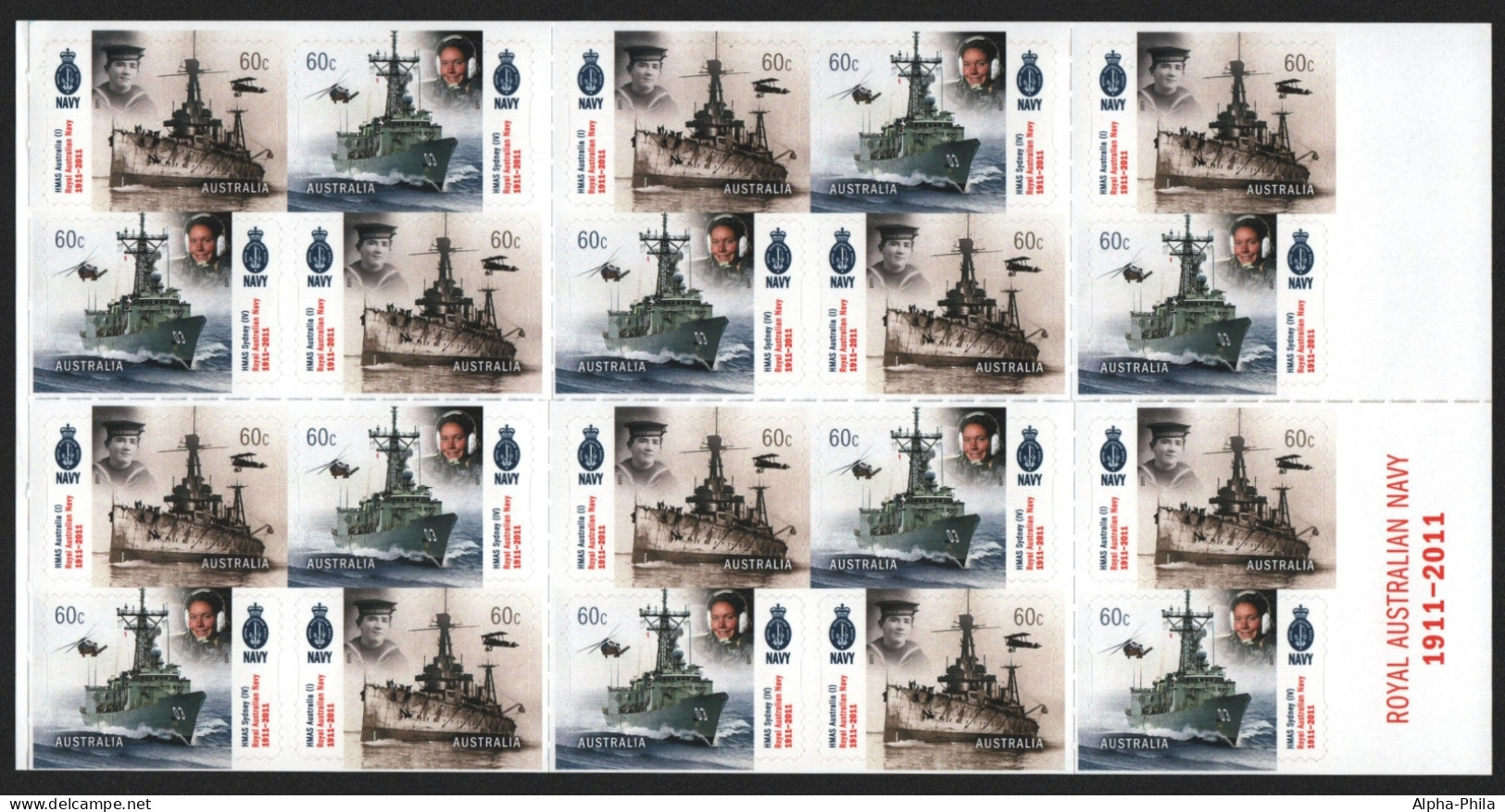 Australien 2011 - Mi-Nr. 3577-3578 ** - MNH - Markenheft 490 - Schiffe / Ships - Mint Stamps