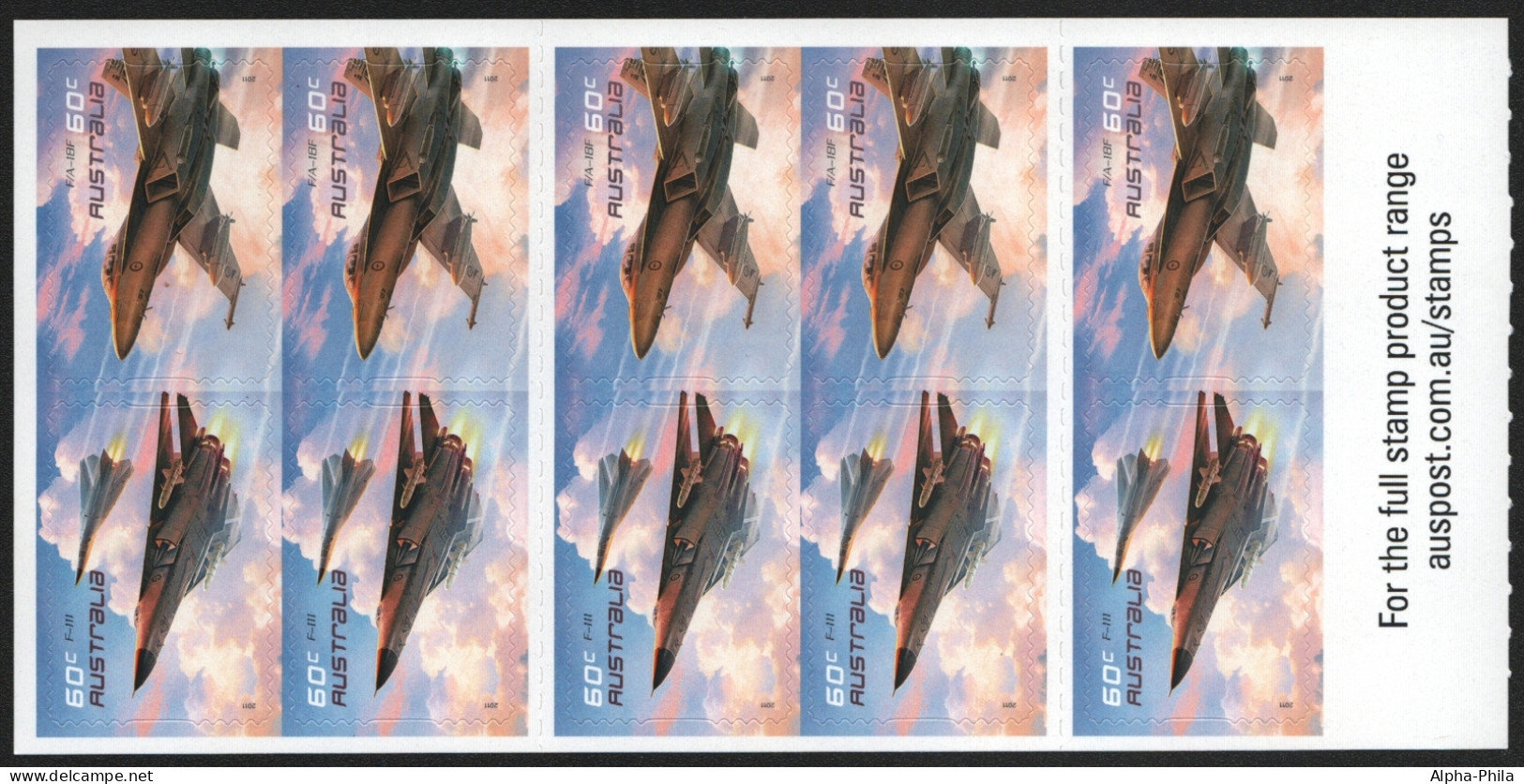 Australien 2011 - Mi-Nr. 3528-3529 ** - MNH - Markenheft 480 - Flugzeuge - Mint Stamps