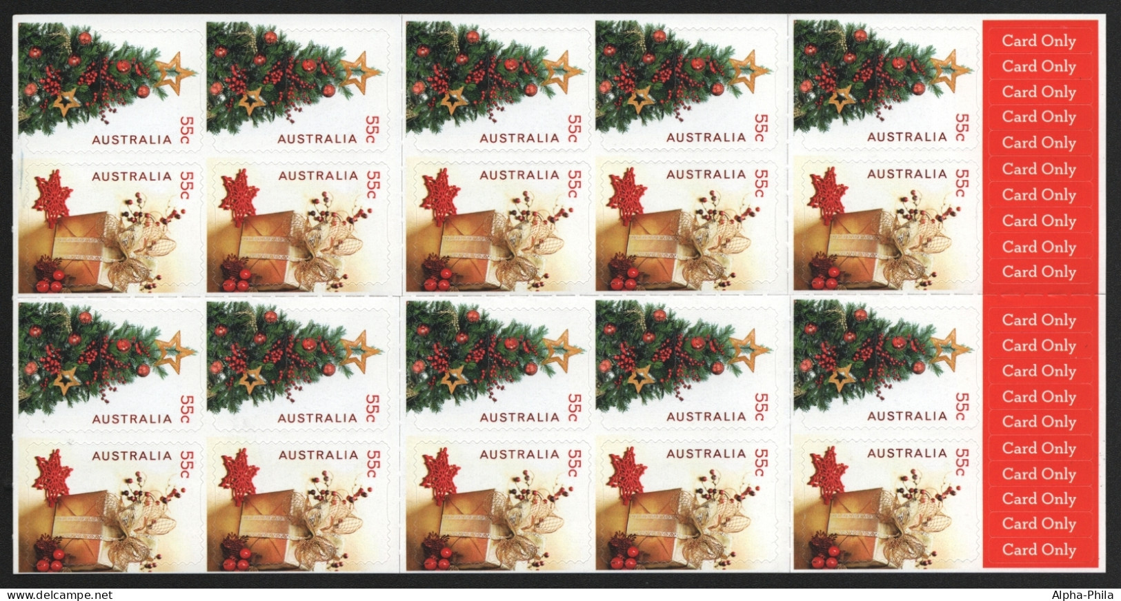 Australien 2011 - Mi-Nr. 3641-3642 I BA ** - MNH - Markenheft 497 - Weihnachten - Ongebruikt