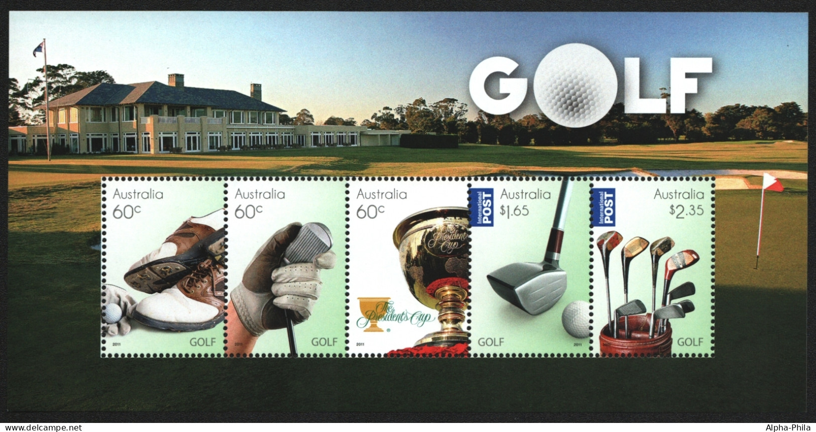 Australien 2011 - Mi-Nr. Block 129 ** - MNH - Golf - Mint Stamps