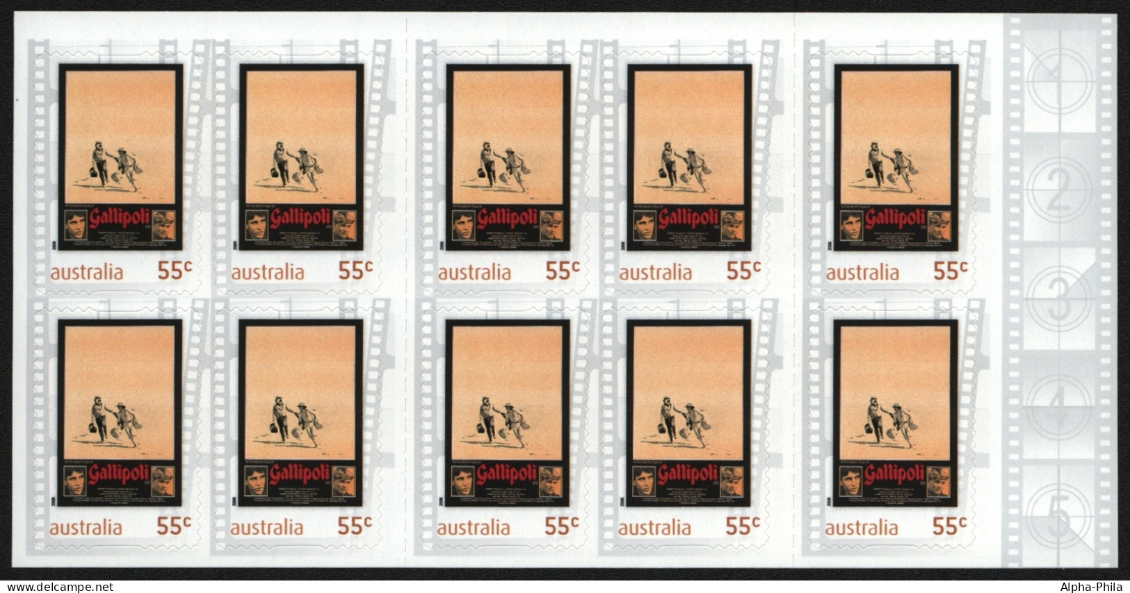 Australien 2008 - Mi-Nr. 3130 I ** - MNH - Markenheft 399 - Kinofilm - Mint Stamps