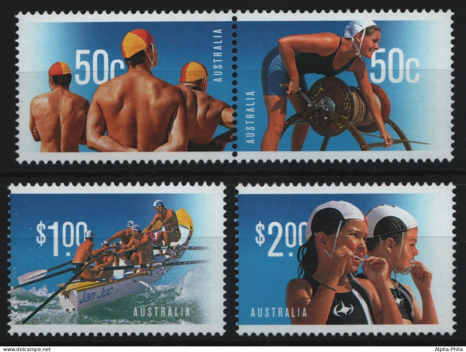 Australien 2007 - Mi-Nr. 2791-2794 ** - MNH - Rettungsschwimmer (II) - Mint Stamps
