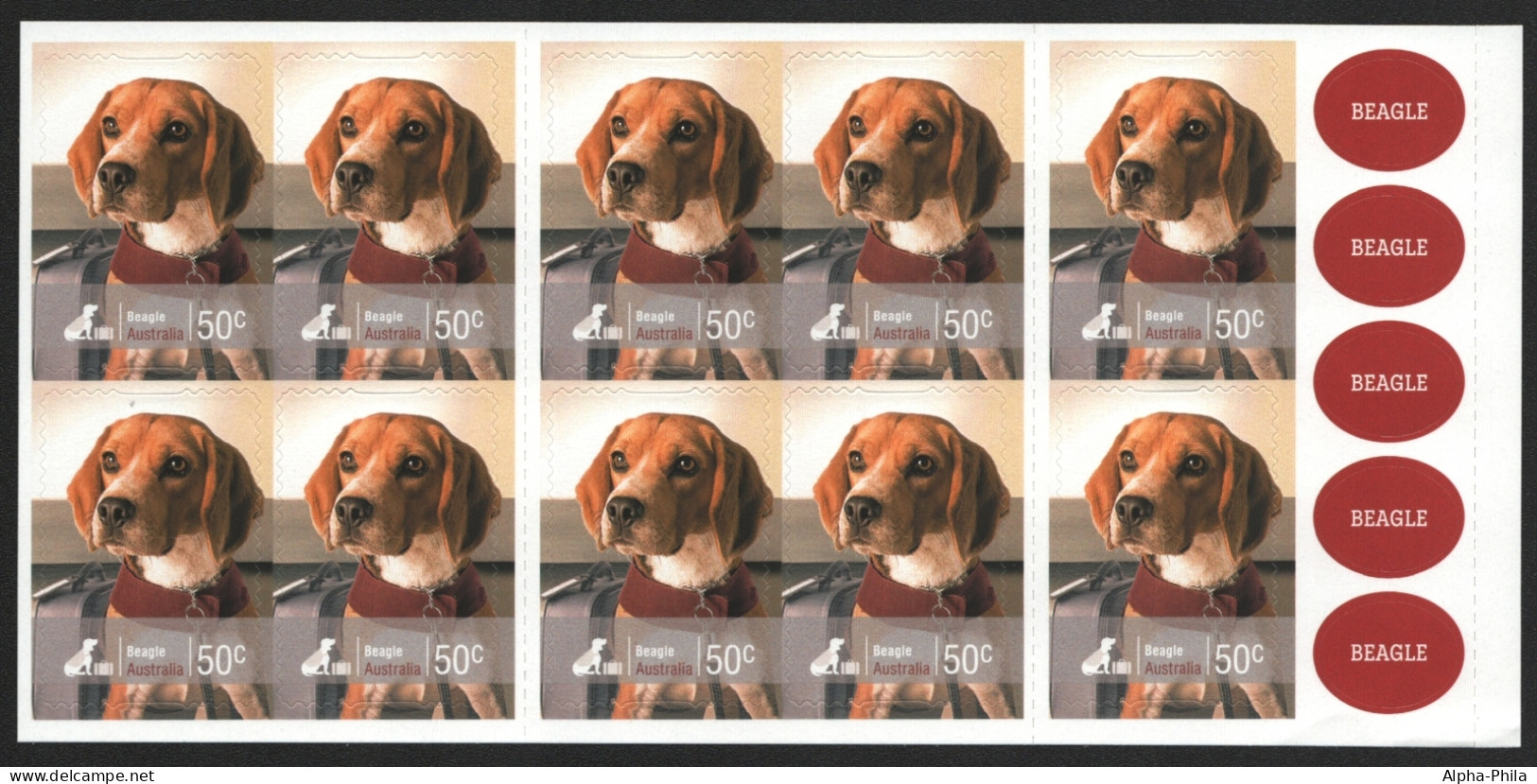 Australien 2008 - Mi-Nr. 3021 ** - MNH - Markenheft 359 - Hunde / Dogs - Mint Stamps