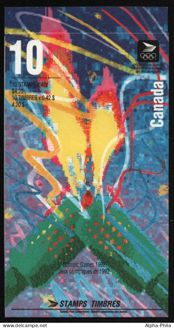 Kananda 1992 - Mi-Nr. 1274-1275 ** - MNH - MH 151 - Olympia Albertville - Full Booklets