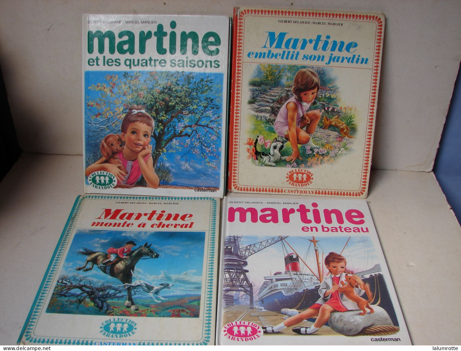 BD. 46. Lot De 8 BD De Martine. Gilbert Delahaye Marcel Marlier - Martine