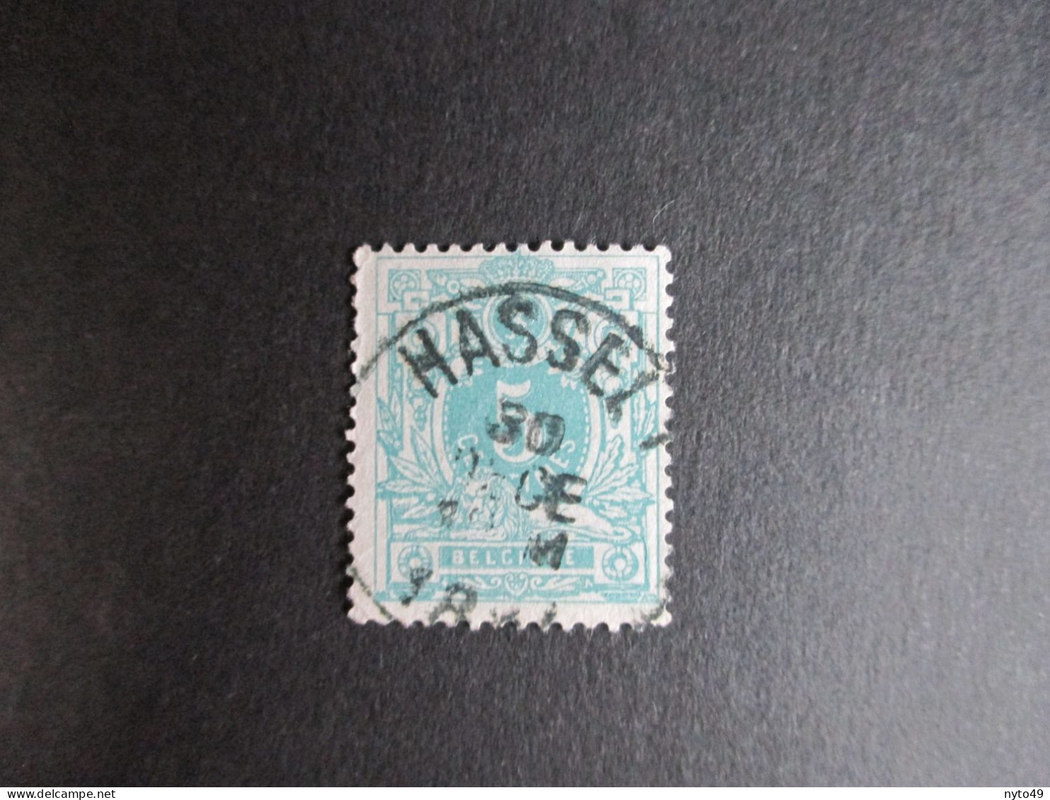 Nr 45 - Centrale Stempel "Hasselt" - Coba + 2 - 1869-1888 Liggende Leeuw