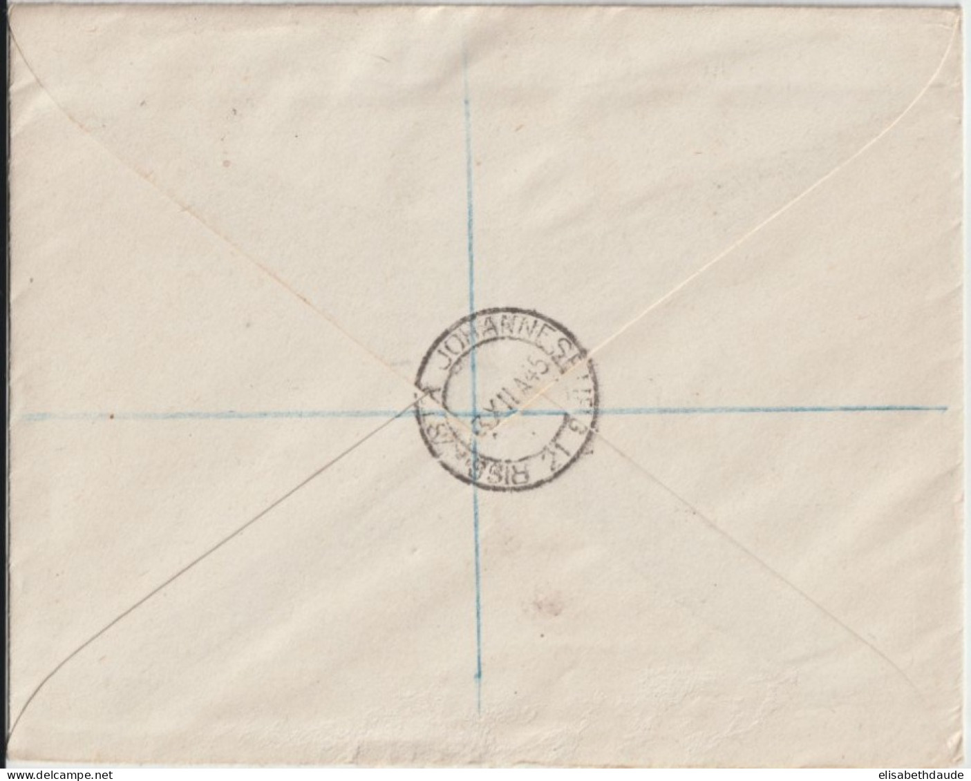 1945 - SOUTH AFRICA - ENVELOPPE RECOMMANDEE De JOHANNESBURG - Briefe U. Dokumente