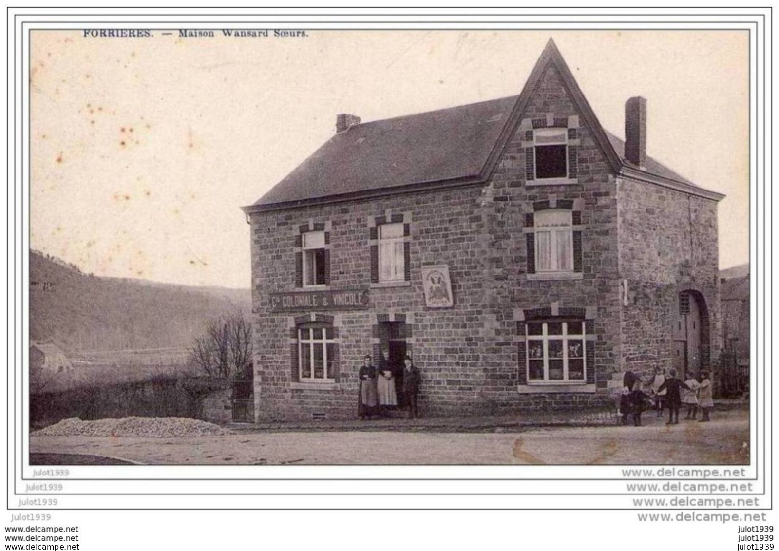 Julot1939 ...  FORRIERES ..--  Maison Wansard  Soeurs . - Nassogne