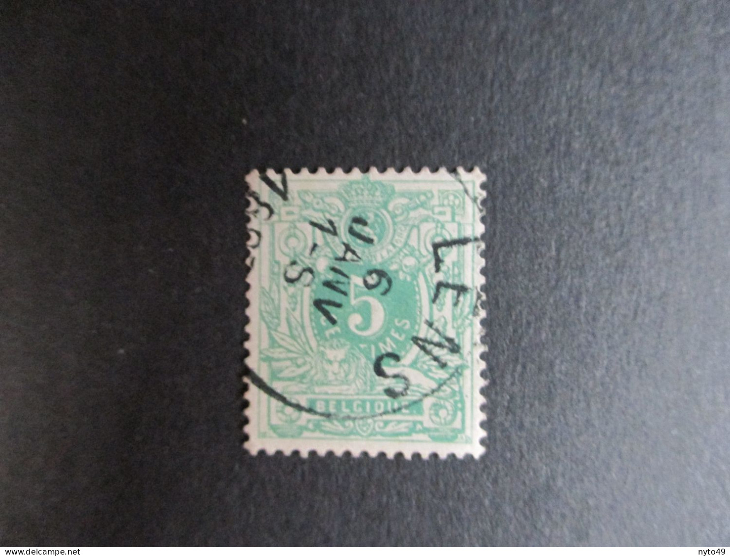 Nr 45 - Centrale Stempel "Lens" - Coba + 4 - 1869-1888 Lion Couché