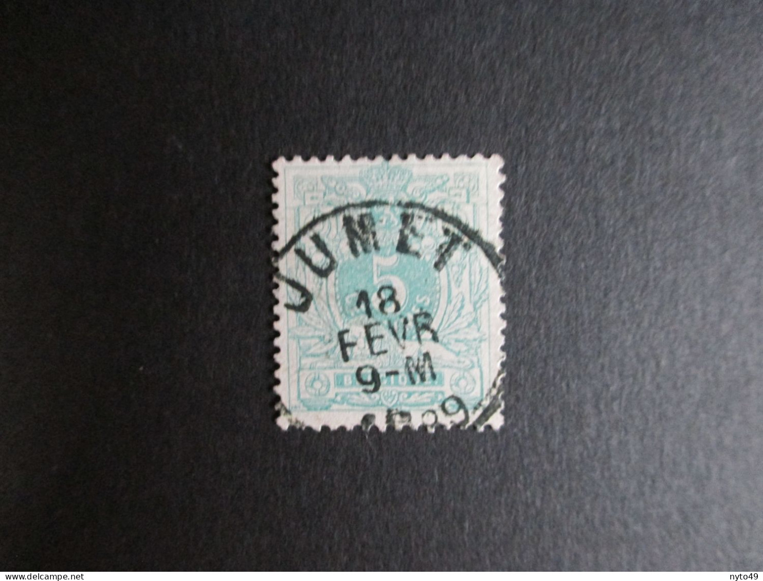 Nr 45 - Centrale Stempel "Jumet" - Coba + 2 - 1869-1888 Leone Coricato