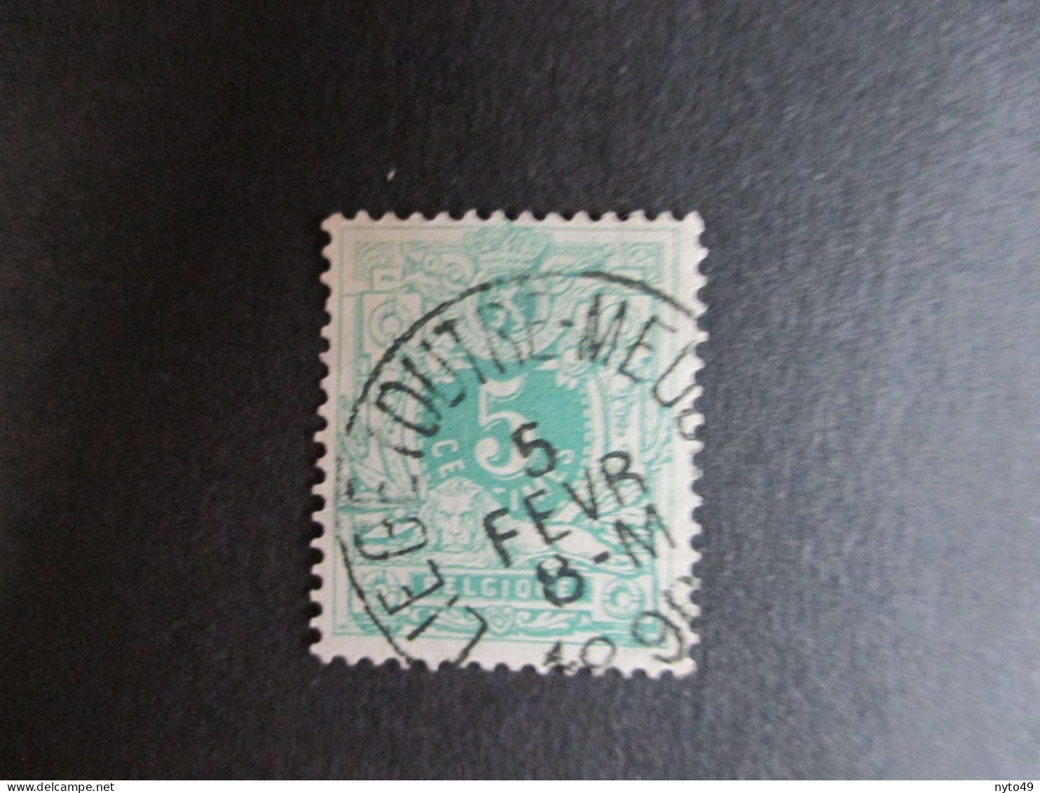 Nr 45 - Centrale Stempel "Liège-Outre-Meuse" - Coba + 2 - 1869-1888 Lion Couché