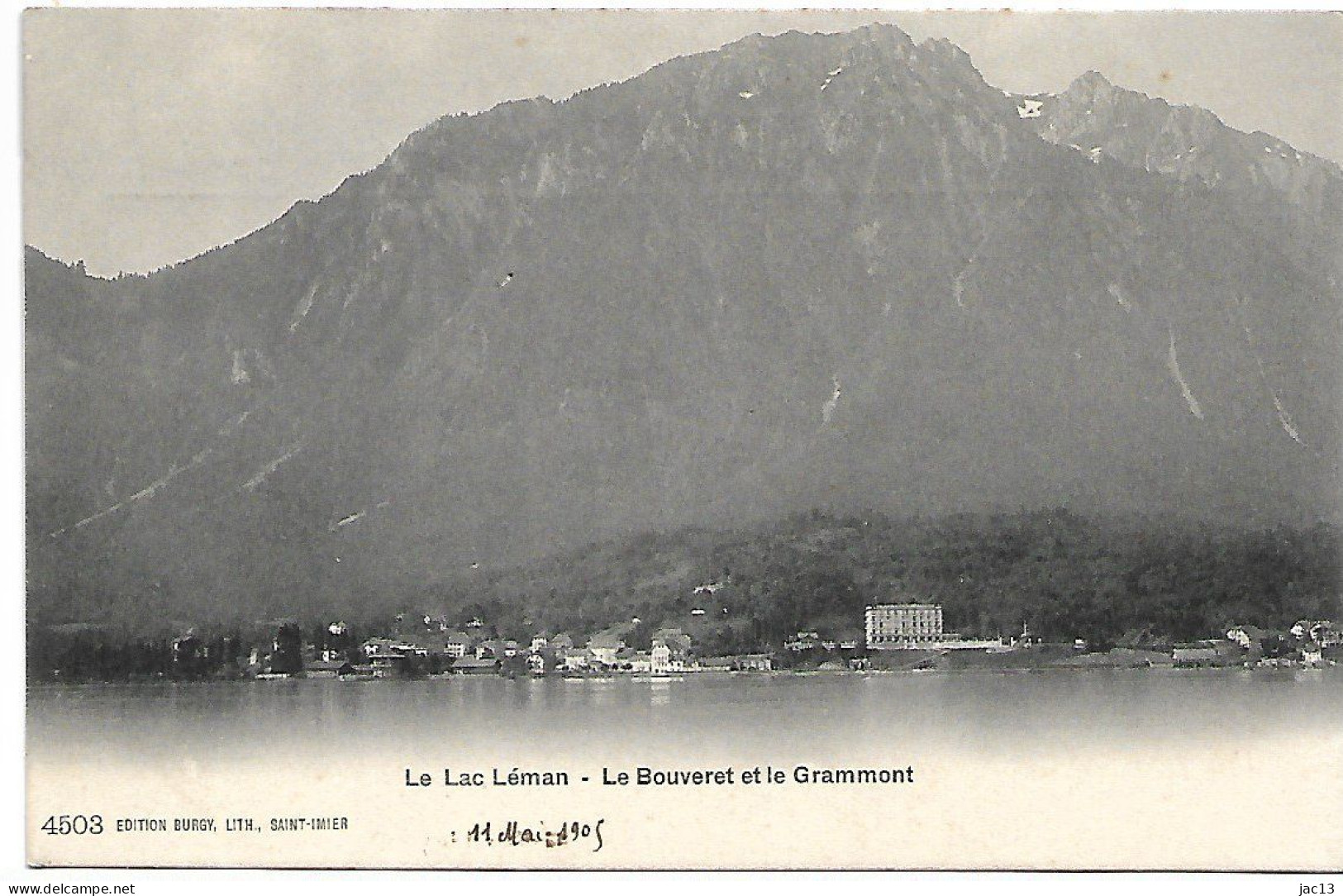 L200B1921 - Le Lac Léman - Le Bouveret Et Le Grammont - Port-Valais