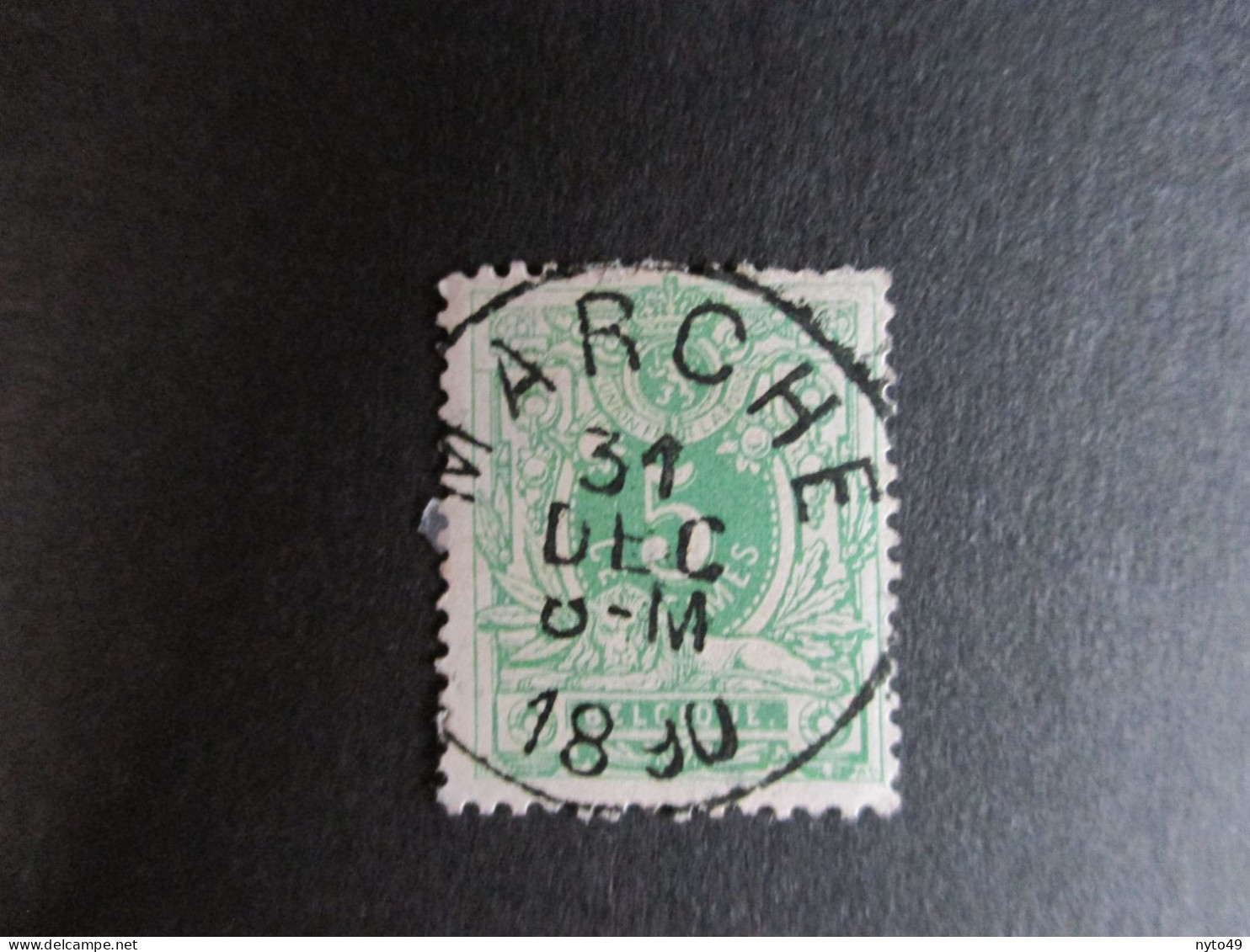 Nr 45 - Centrale Stempel "Marche" - Coba + 2 - 1869-1888 León Acostado