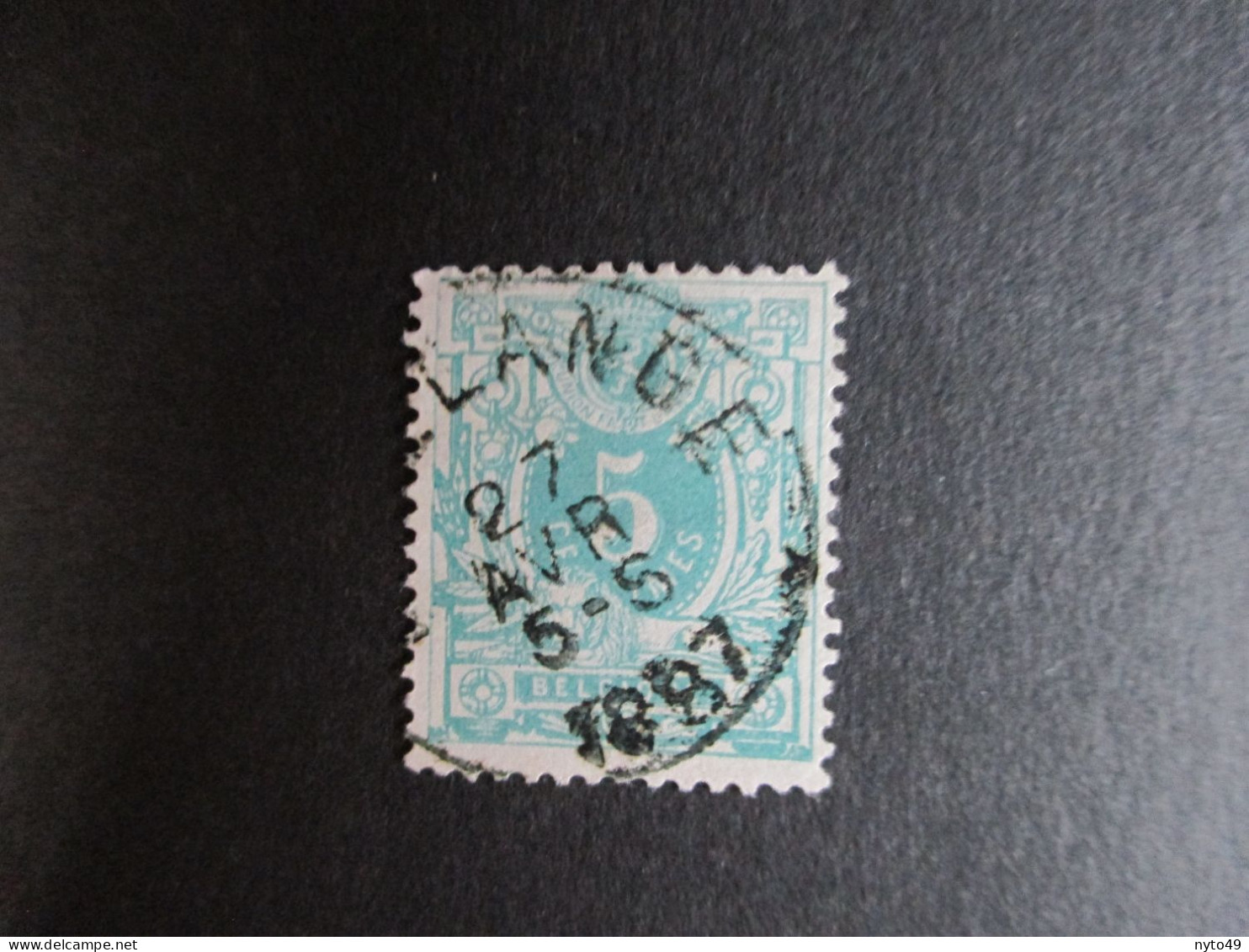 Nr 45 - Centrale Stempel "Martelange" - Coba + 4 - 1869-1888 Lion Couché (Liegender Löwe)