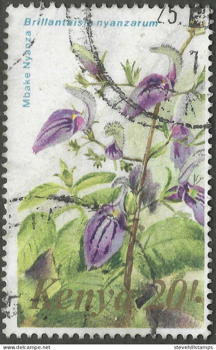 Kenya. 1983 Flowers. 20/- Used. SG 270 - Kenya (1963-...)