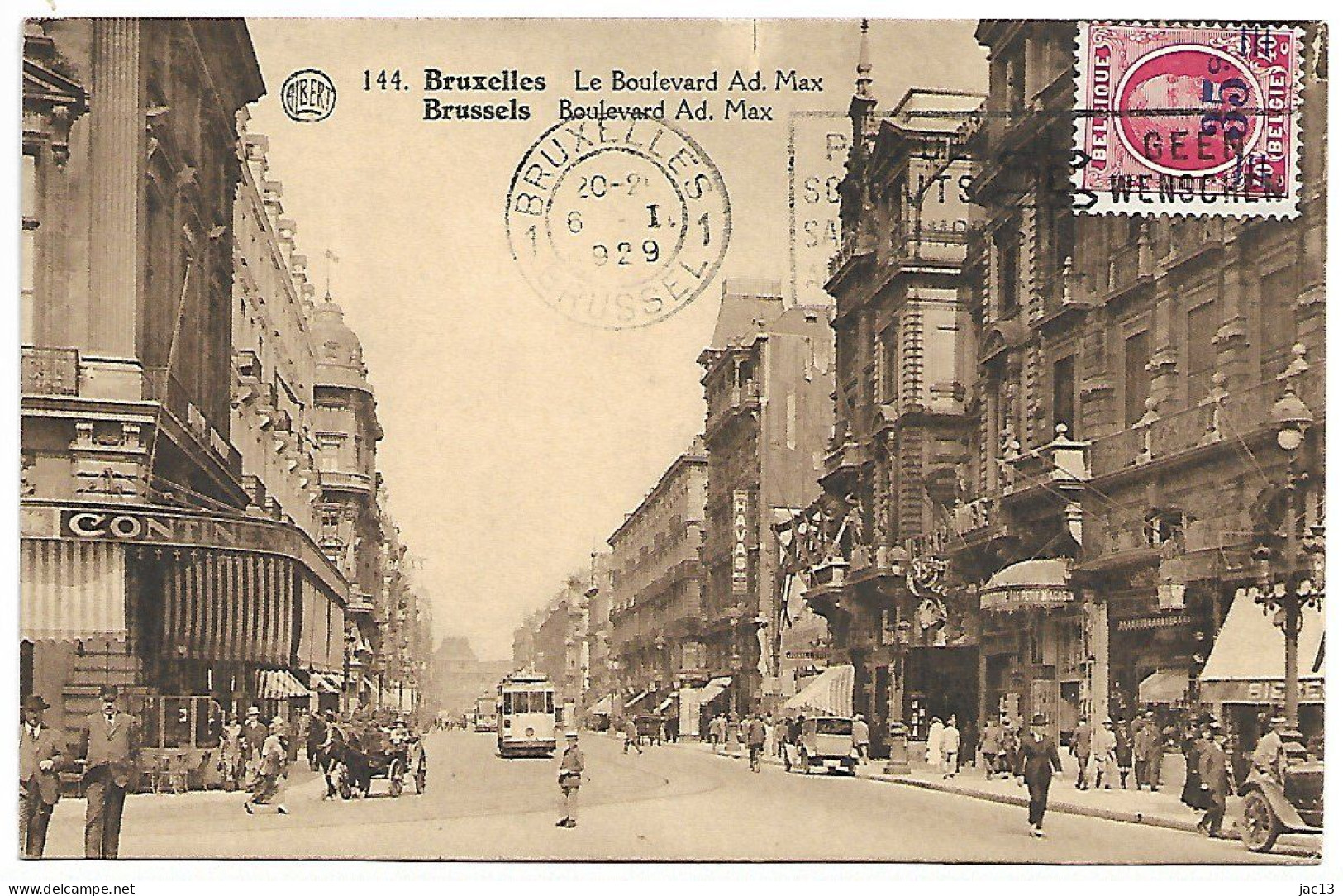 L200B1925 - Bruxelles - 144 Boulevard Ad. Max - Lanen, Boulevards