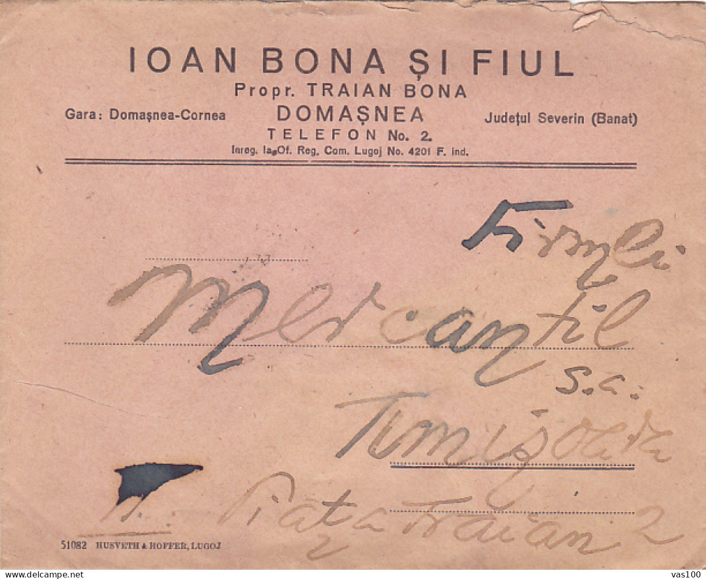 REVENUE STAMP, POPULATION CENSUS STAMP ON SHOP HEADER COVER, 1948, ROMANIA - Lettres & Documents