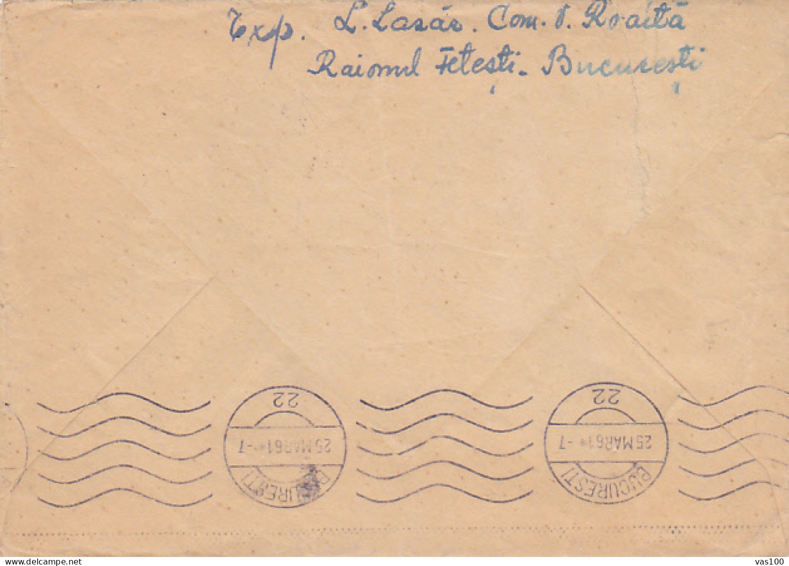 SPACE, COSMOS, SPUTNIK IV, STAMP ON COVER, 1961, ROMANIA - Lettres & Documents