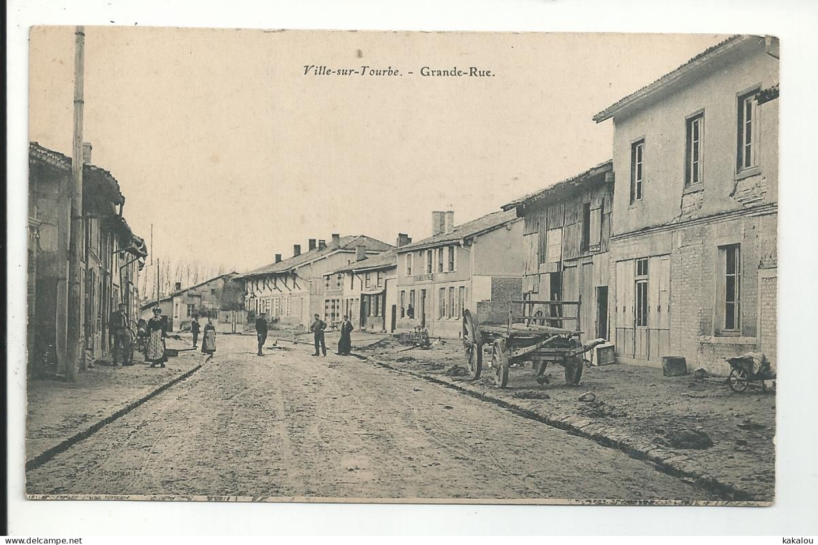 VILLE SUR TOURBE (51) Grande Rue - Ville-sur-Tourbe