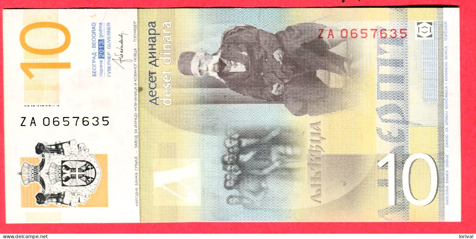 10 Dinar Neuf 3 Euros - Servië