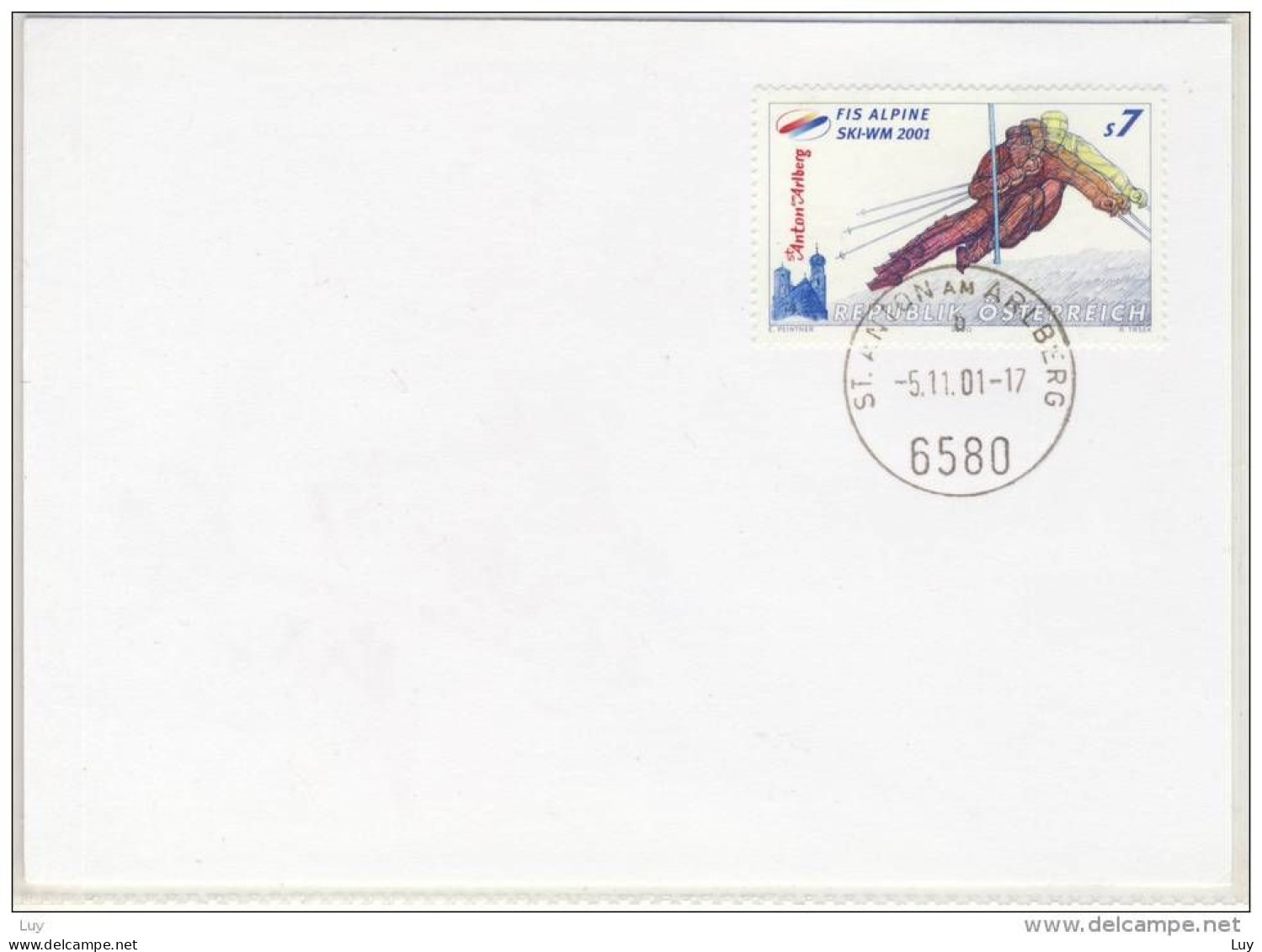 Autogramm Karte Von HANNES TRINKL, Skiläufer,  Unused W. Nice Stamp 2001 - Personalità Sportive