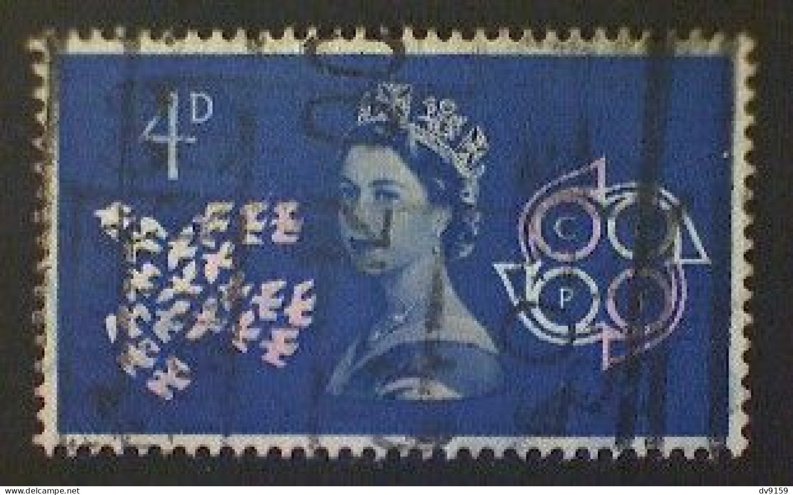 Great Britain, Scott #383, Used (o), 1961,CEPT Conference, 4d, Ultramarine, Pink, And Buff - Usati