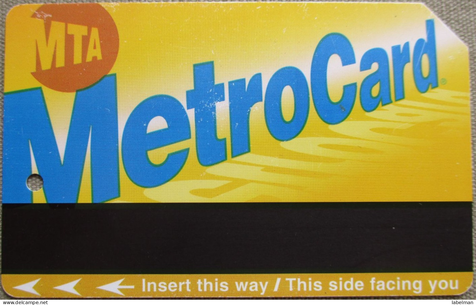 USA NEW YORK CITY MTA TRANSPORTATION BUS METRO TRAIN BAHN TICKET TARJETA CARD CARTELA CARD CARTE KARTE COLLECTOR - Tickets D'entrée