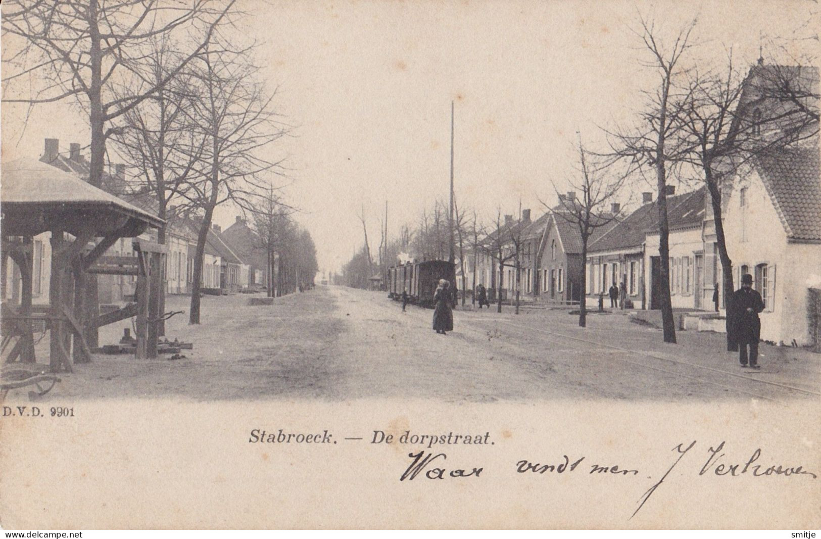 STABROEK 1903 TRAM STOOMTRAM HOEFSTAL TRAVALJE DORPSTRAAT - MOOIE ANIMATIE - DVD 9901 - Stabrök