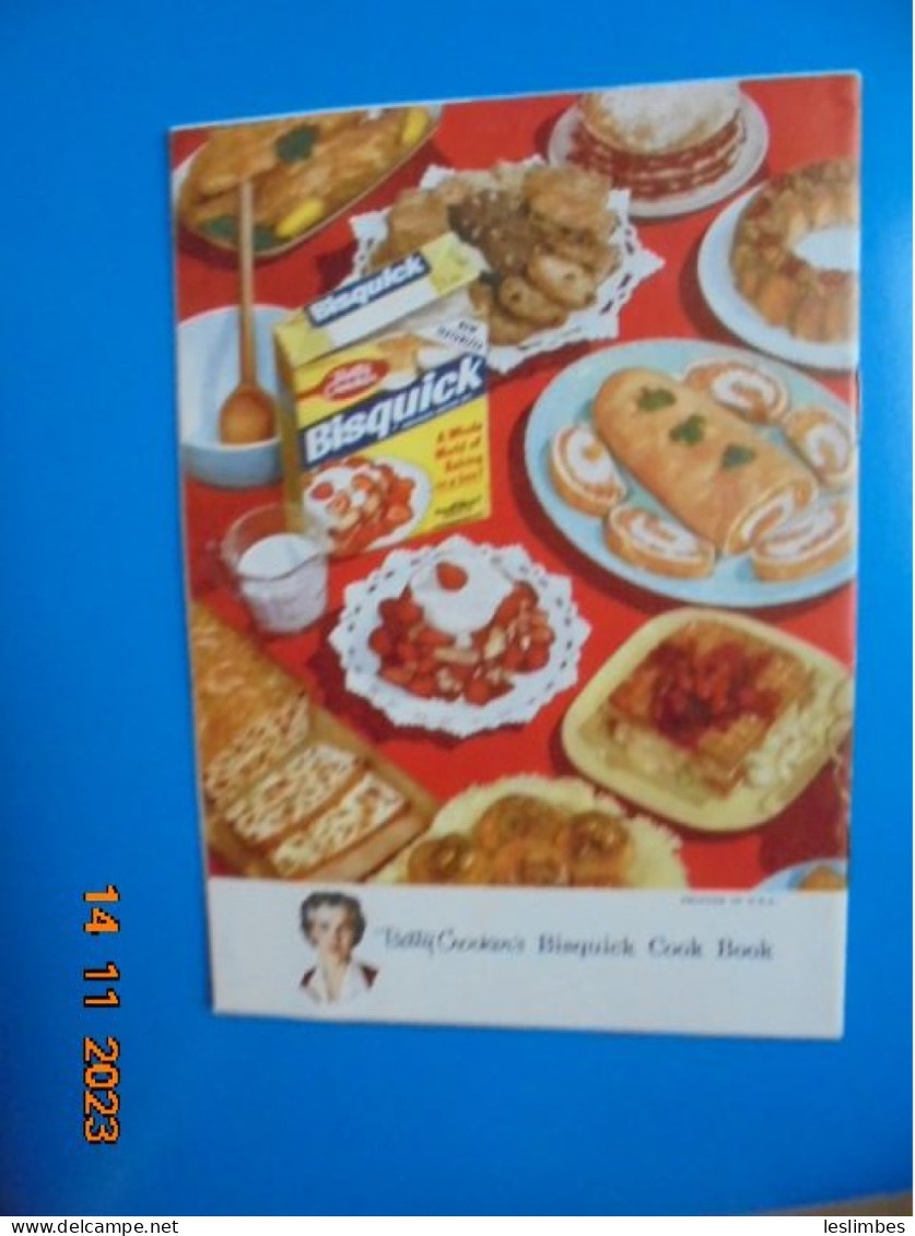 Betty Crocker's Bisquick Cook Book: 157 Recipes And Ideas (1956) - Americana