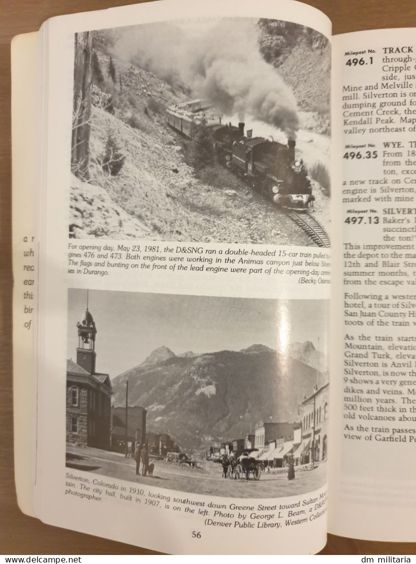 LIVRE : CINDERS & SMOKE - A MILE BY MILE GUIDE FOR THE DURANGO TO SILVERTON ... - LOCOMOTIVES À VAPEUR - TRAINS - USA - Spoorwegen En Trams