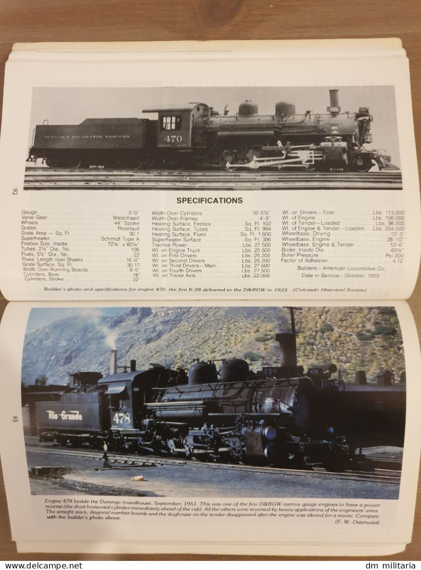 LIVRE : CINDERS & SMOKE - A MILE BY MILE GUIDE FOR THE DURANGO TO SILVERTON ... - LOCOMOTIVES À VAPEUR - TRAINS - USA - Chemin De Fer & Tramway