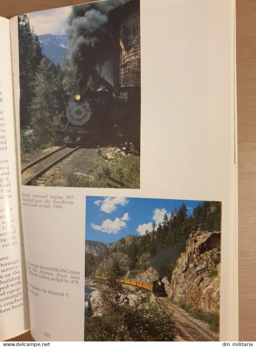 LIVRE : CINDERS & SMOKE - A MILE BY MILE GUIDE FOR THE DURANGO TO SILVERTON ... - LOCOMOTIVES À VAPEUR - TRAINS - USA