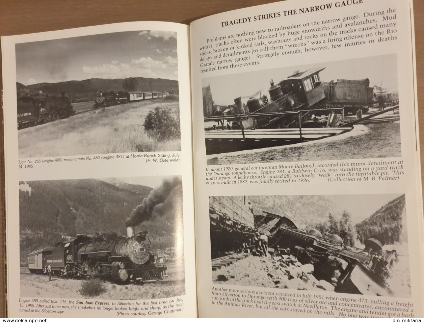 LIVRE : CINDERS & SMOKE - A MILE BY MILE GUIDE FOR THE DURANGO TO SILVERTON ... - LOCOMOTIVES À VAPEUR - TRAINS - USA