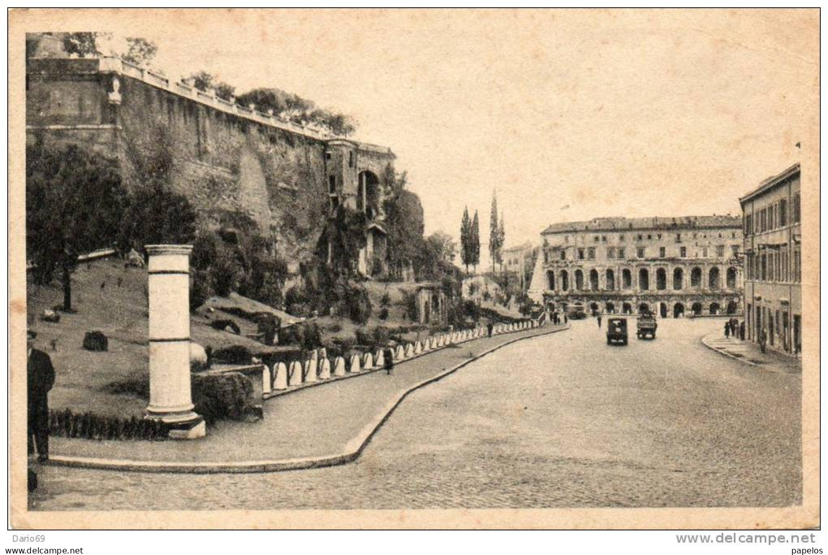 1935 ROMA VIA DEL MARE - Mehransichten, Panoramakarten