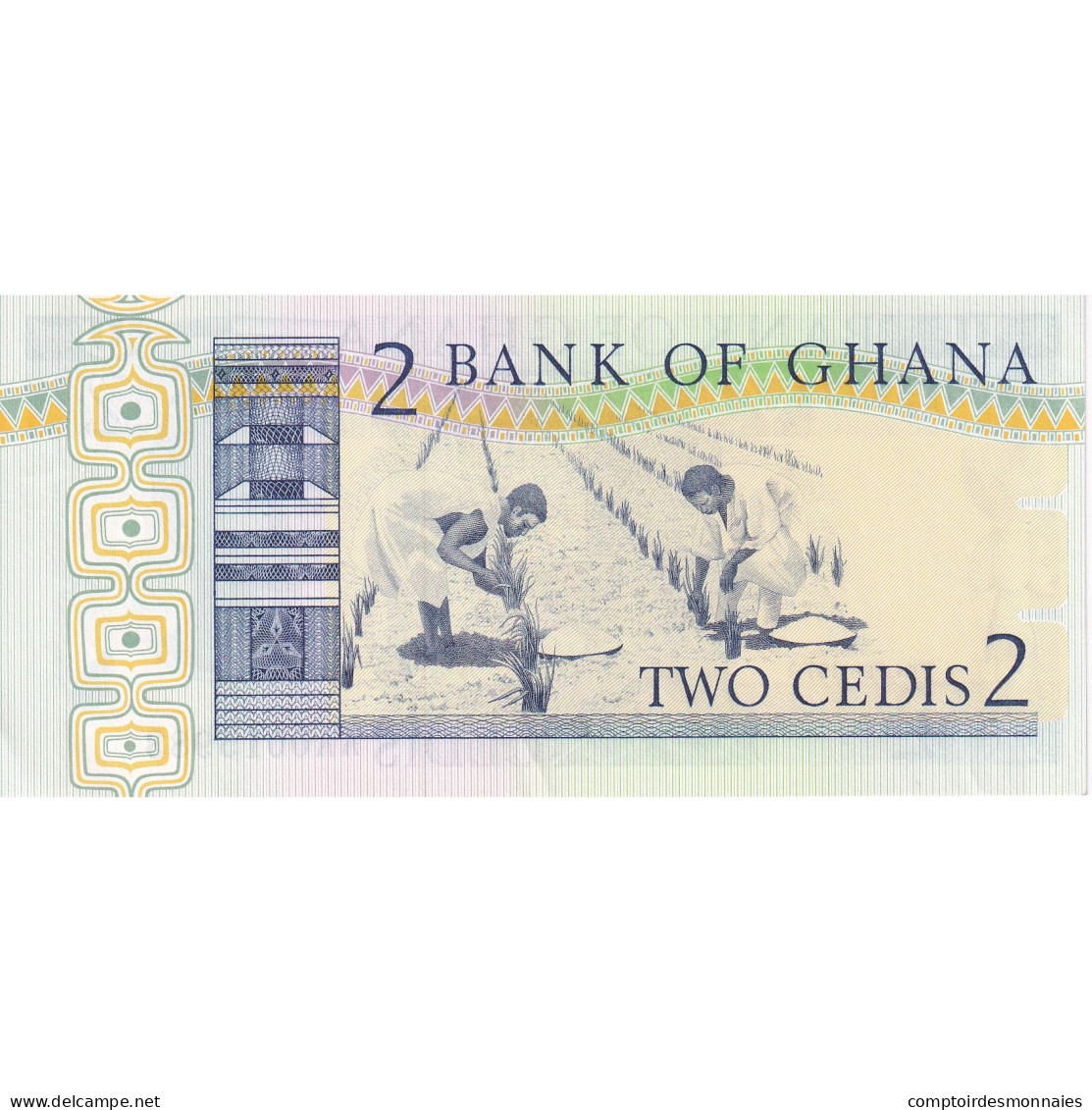 Ghana, 2 Cedis, 1979, 1979-02-07, KM:18a, NEUF - Ghana