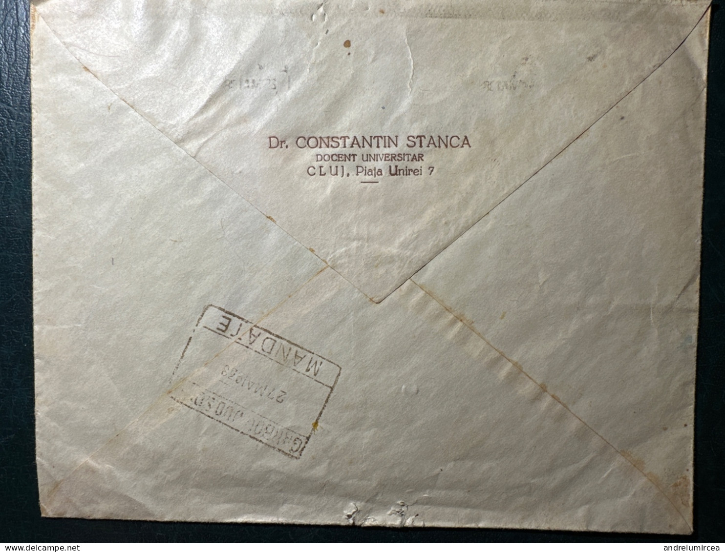 1938 Letter From Cluj To Girbau - Otros & Sin Clasificación