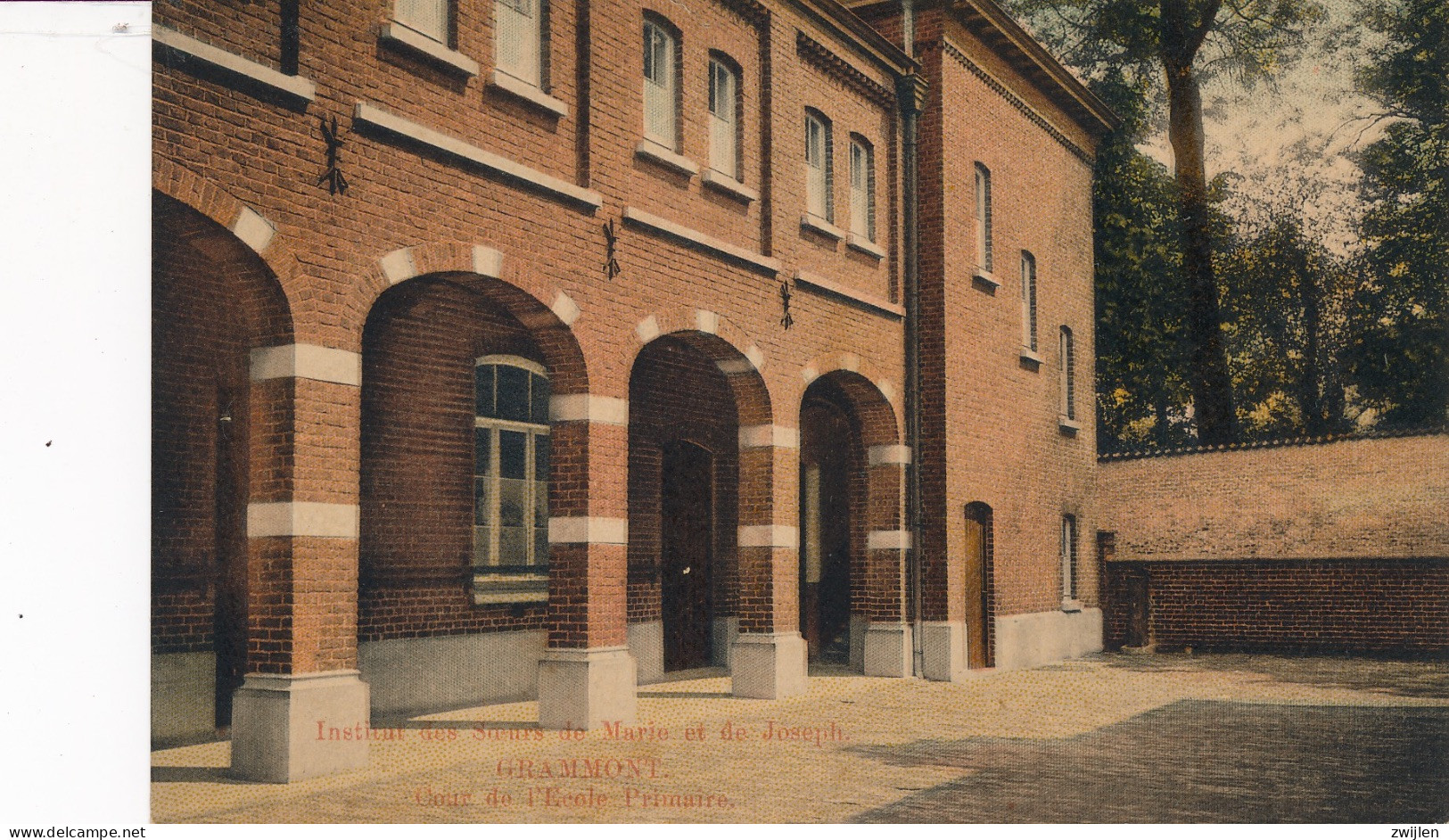 Grammont - Geraardsbergen - KLEUR Institut Des Soeurs De Marie Et De Joseph - Cour De L'Ecole Primaire - Geraardsbergen