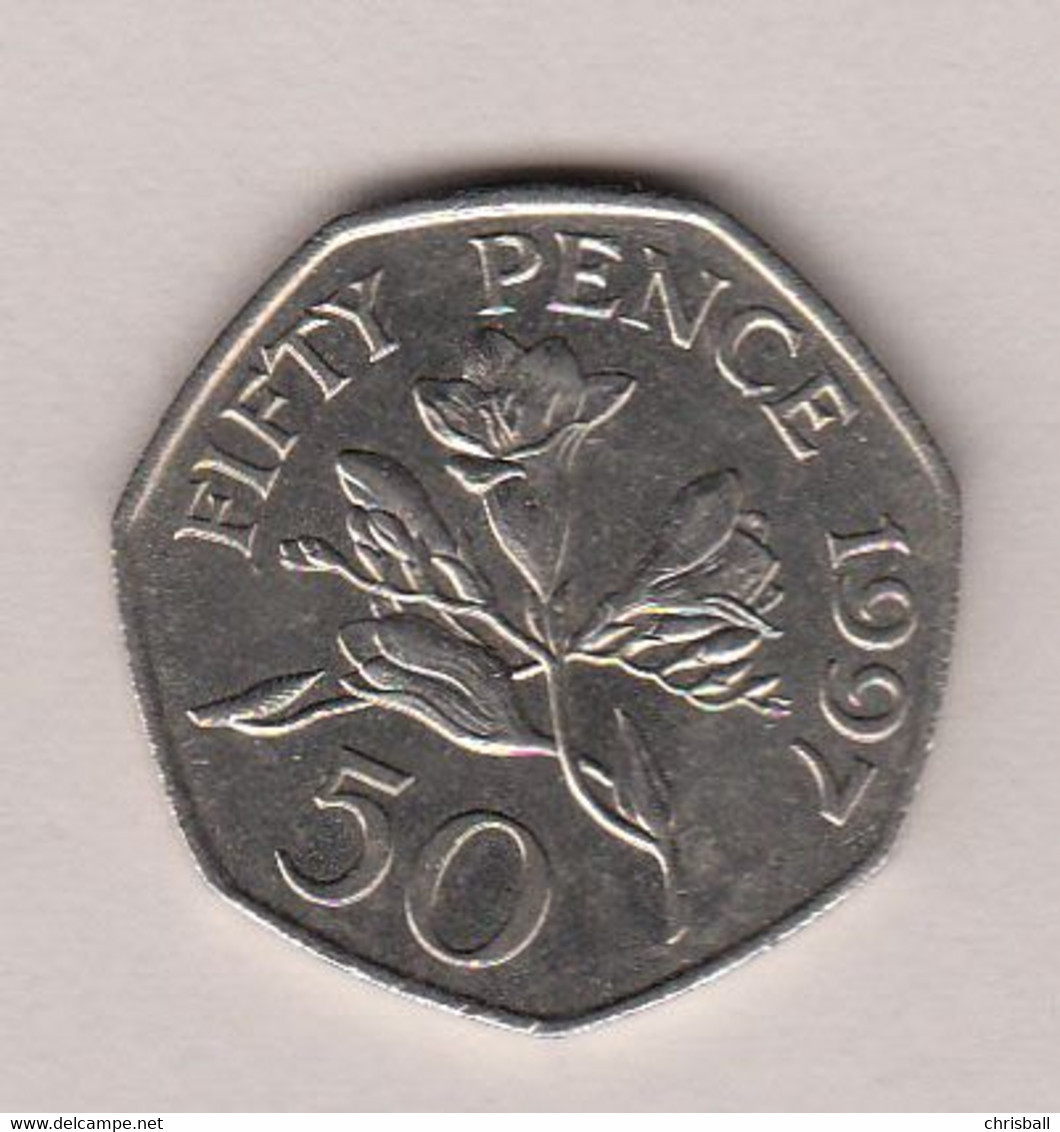 Guernsey 50p Fifty Pence Coin 1997 (Small Format) - Guernesey