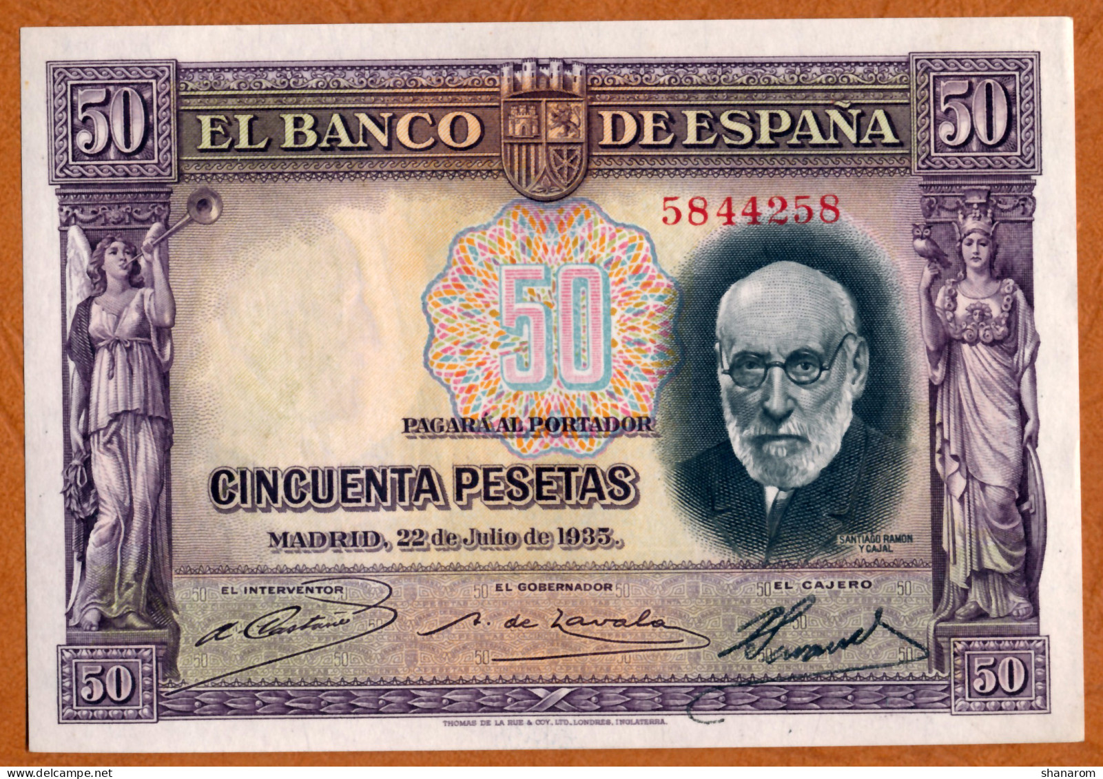 1935 // ESPAGNA // 50 PESETAS // SPL -AU - 50 Peseten