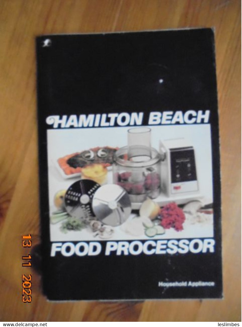 Hamilton Beach Food Processor Household Appliance 1977 - Noord-Amerikaans