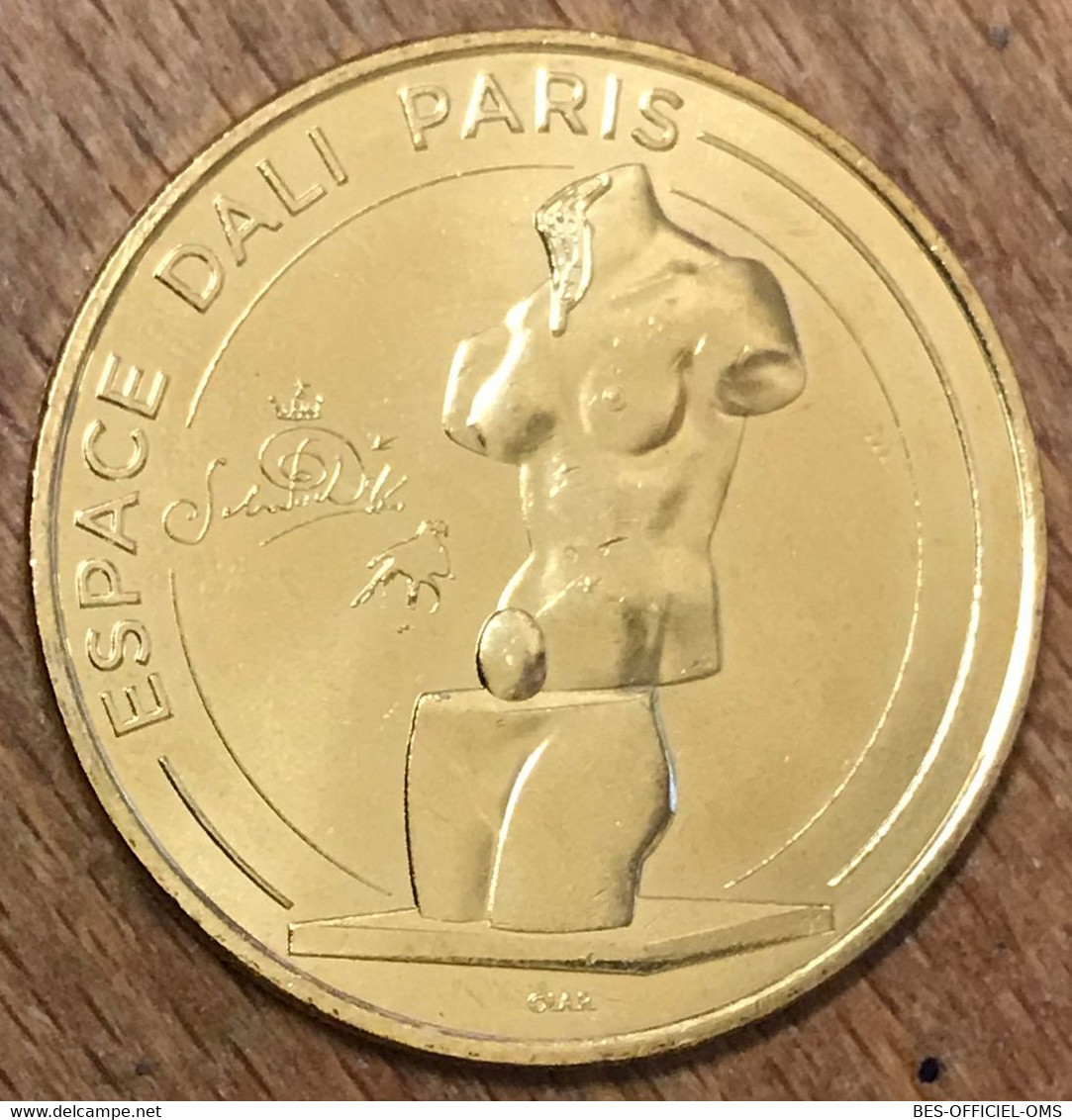 75018 PARIS DALI SPACE VÉNUS ESPACE MONTMARTRE MDP 2016 MÉDAILLE MONNAIE DE PARIS JETON TOURISTIQUE MEDALS COINS TOKENS - 2016