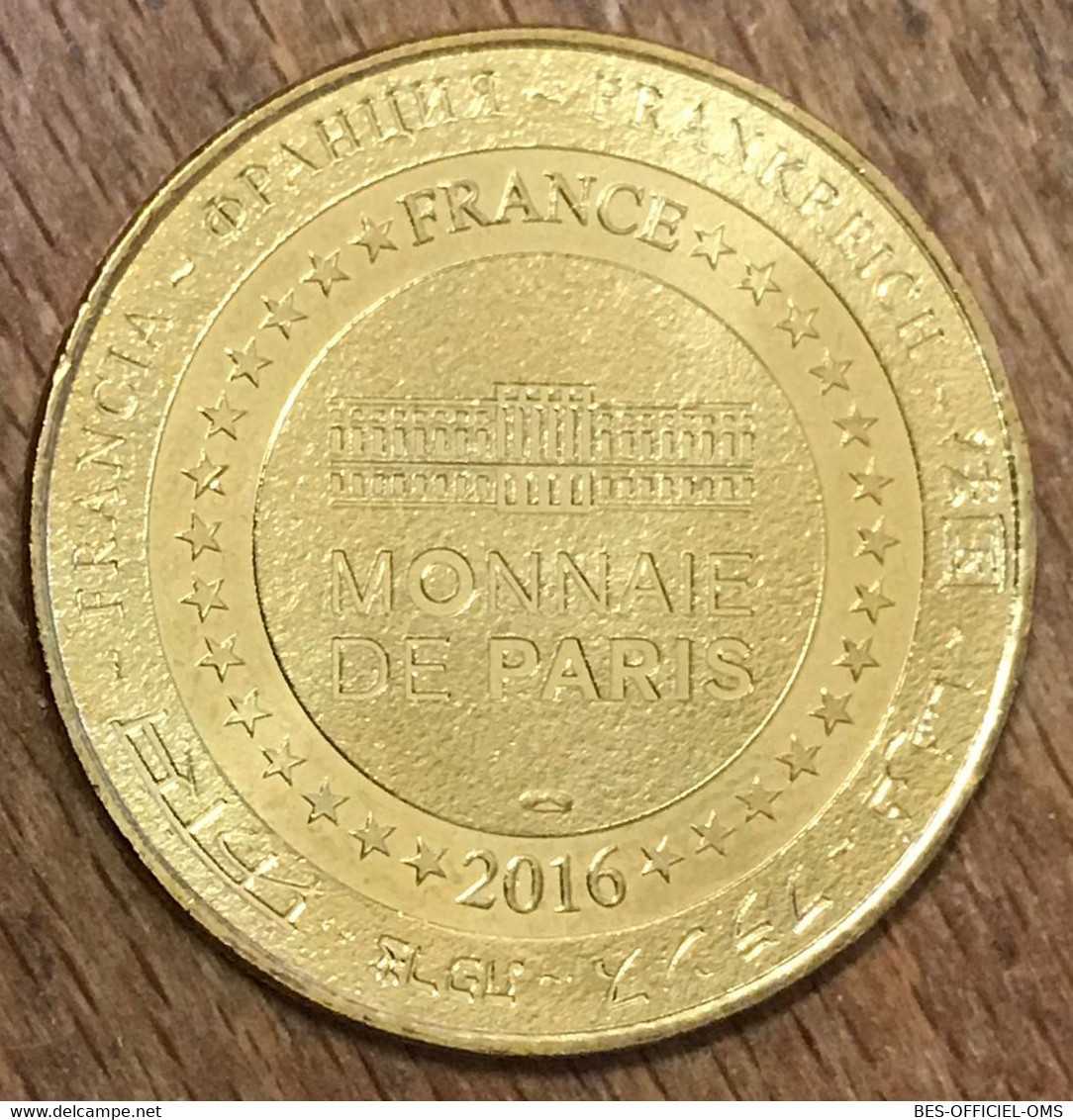 75018 PARIS DALI SPACE VÉNUS ESPACE MONTMARTRE MDP 2016 MÉDAILLE MONNAIE DE PARIS JETON TOURISTIQUE MEDALS COINS TOKENS - 2016