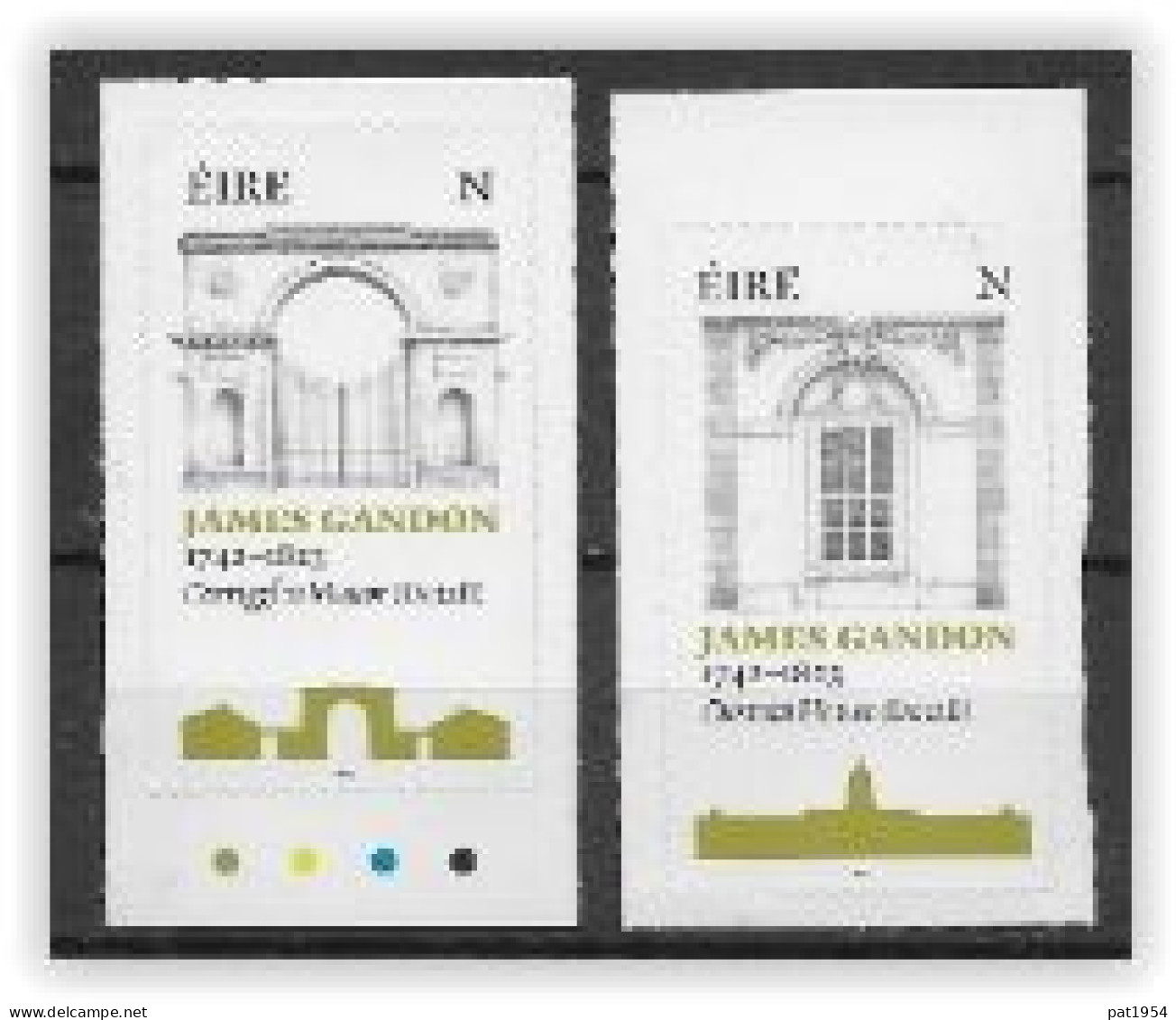 Irlande 2023 Série Neuve James Gandon - Unused Stamps