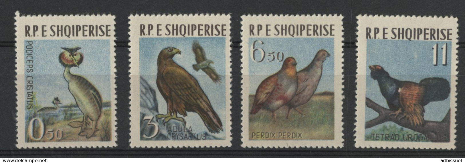 ALBANIE N° 620 à 623 Cote 23 € Neufs ** (MNH) OISEAUX BIRDS TB Aucun Defaut. - Albanien