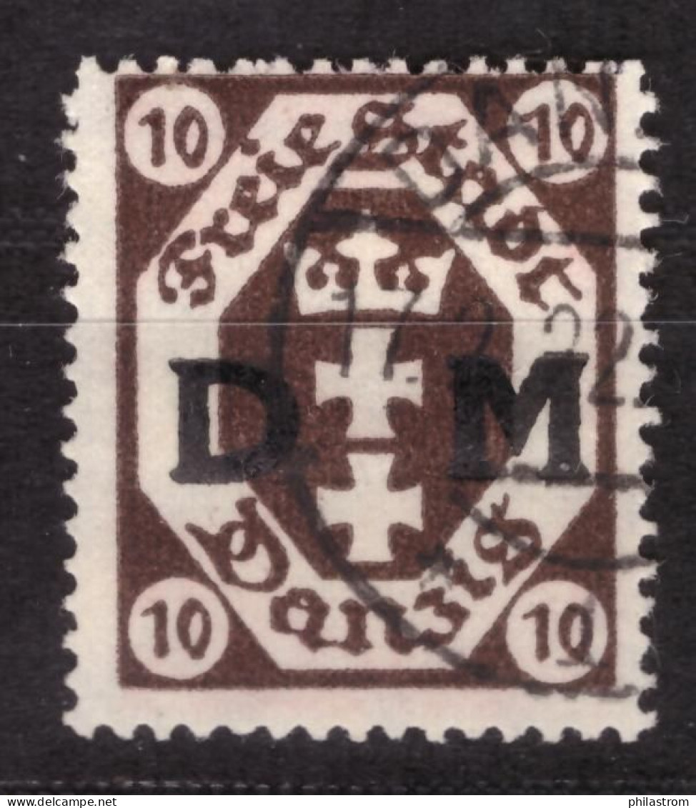 Danzig Dienst - Mi Nr 2 - Used - O - Gestempelt - Obliteré (DZG-0274) - Dienstmarken
