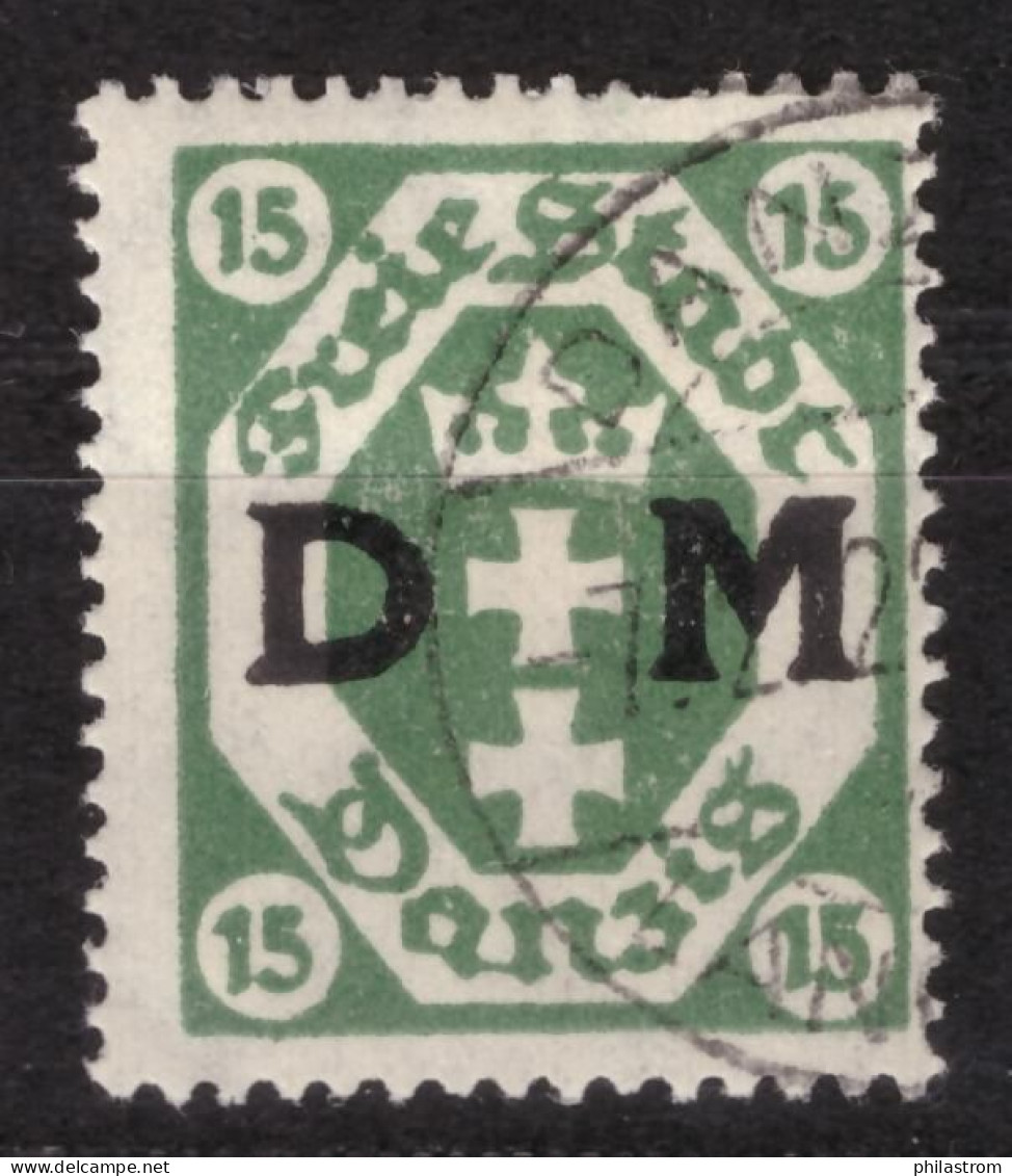 Danzig Dienst - Mi Nr 3 - Used - O - Gestempelt - Obliteré (DZG-0275) - Dienstmarken