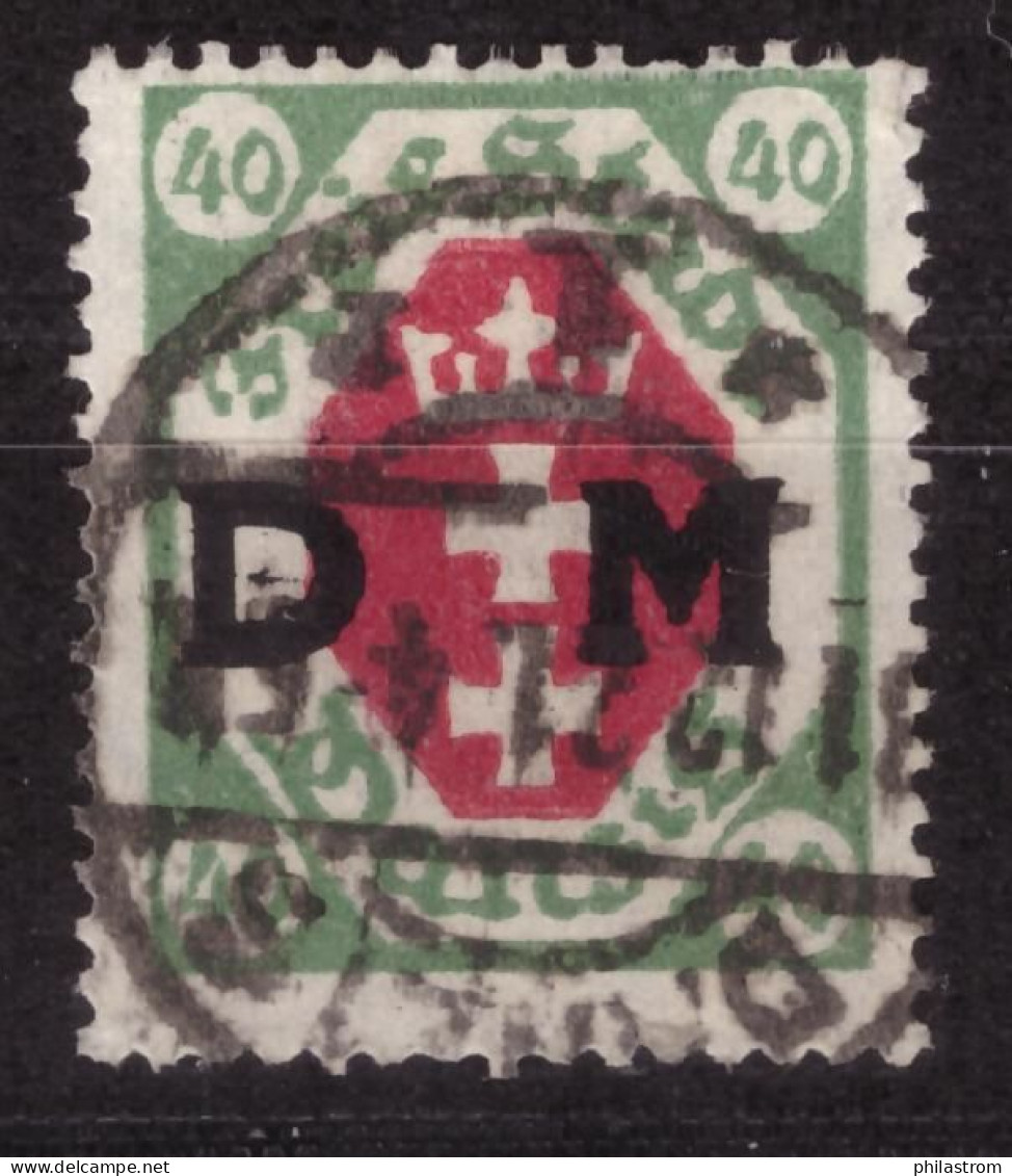 Danzig Dienst - Mi Nr 7 - Used - O - Gestempelt - Obliteré (DZG-0279) - Service