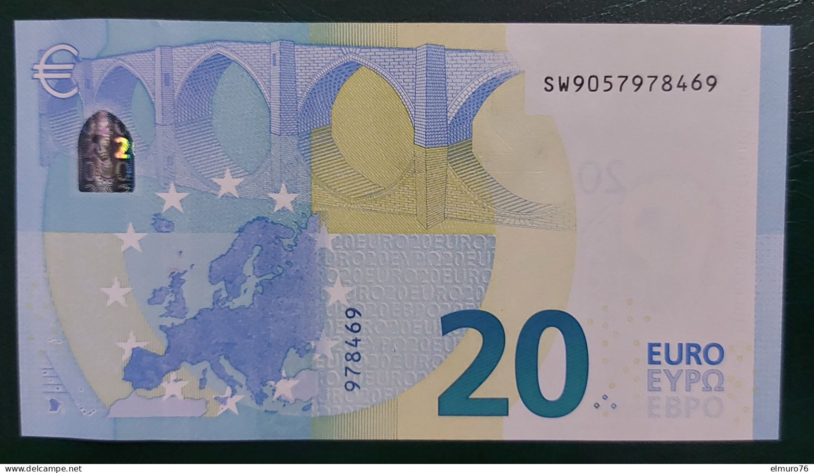 20 EURO S027I2 Serie SW Lagarde Italy Charge 05 Perfect UNC - 20 Euro