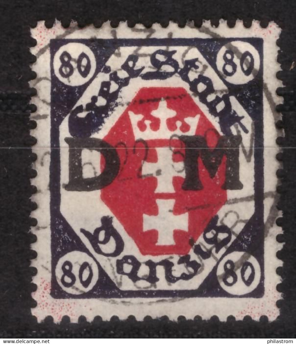 Danzig Dienst - Mi Nr 10 - Used - O - Gestempelt - Obliteré (DZG-0282) - Officials
